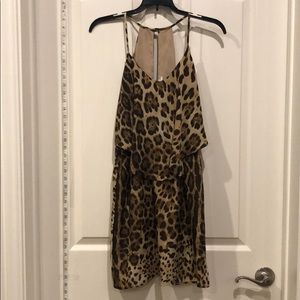 Lined Leopard Sundress